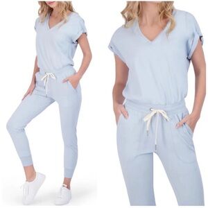 n:Philanthropy Revolve Lawes Blue Jumpsuit Size L